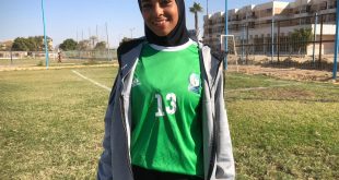 لاعبة كرة القدم في نجع حمادي