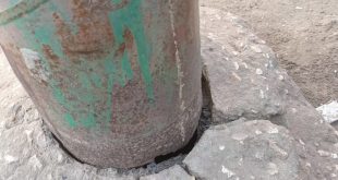 عمود إنارة آيل للسقوط بالشرقي بهجورة
