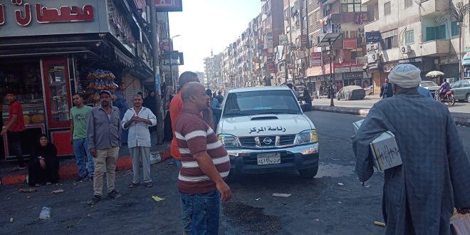 حملة إشغالات بنجع حمادي