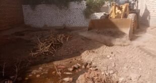 إنهاء أزمة تجمع المياه بفرشوط