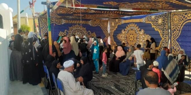 فعاليات القافلة الطبية لجامعة قنا بمدينة سفاجا