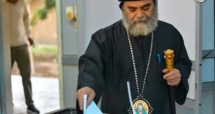 الأنبا بضابا يدلي بصوته