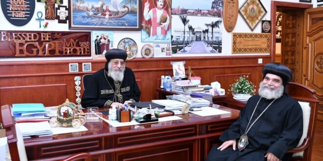 الأنبا بضابا يلتقي قداسة البابا تواضروس