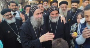 نيافة الأنبا يؤانس يرحب بزيارة الأنبا بضابا