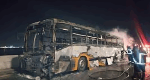 اشتعال أتوبيس_صورة أرشيفية