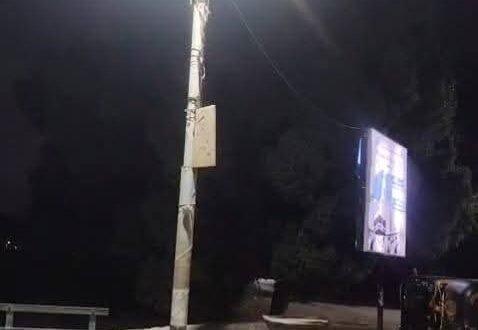 إنهاء إنارة طريق كمين دندرة