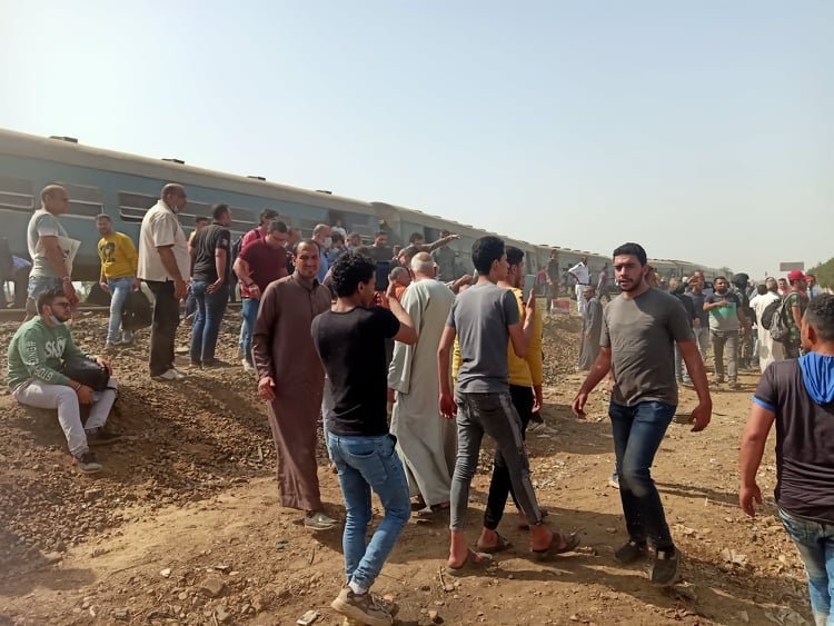 تصادم قطار وسيارة كبود