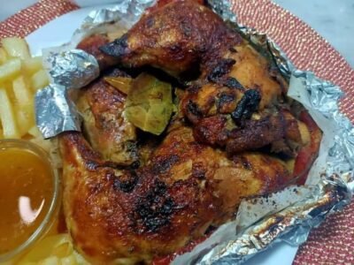 طريقة تحضير الدجاج المشوي