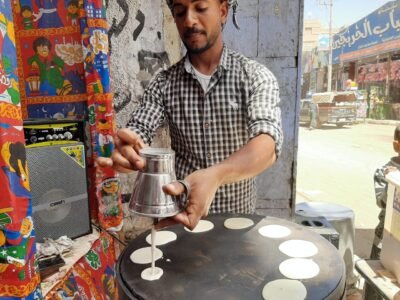 صانع القطايف في أبوتشت كورونا