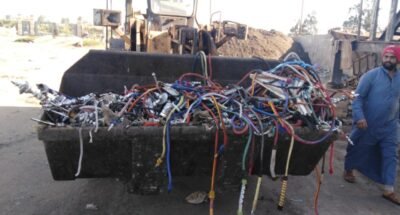 إعدام 400 شيشة في قنا