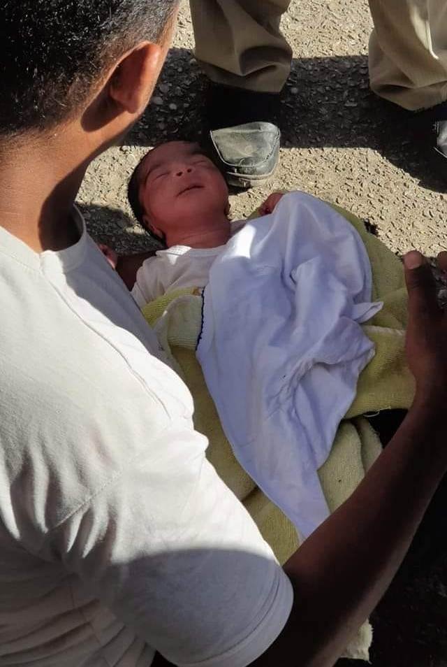 العثور على رضيع في قنا