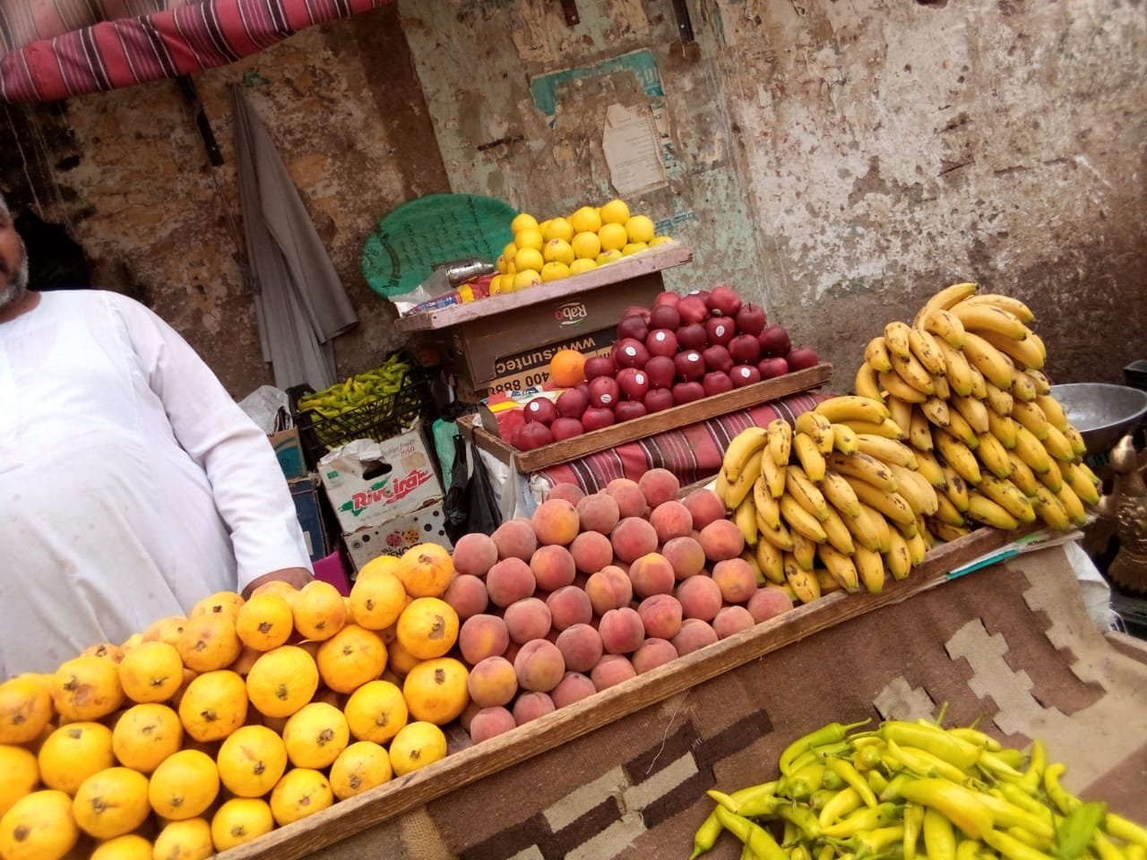 الخضروات والفاكهة في قنا