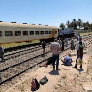 حادث قطار_ارشيفية