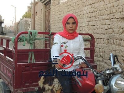 فتاة التروسيكل في فرشوط