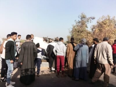 انقلاب سيارة بنجع حمادي