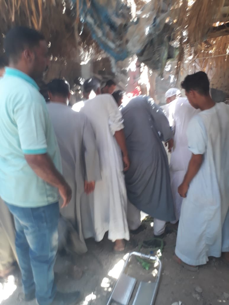 ضحايا انهيار منزل بفرشوط