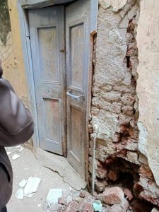انهيار منزلين في نجع حمادي
