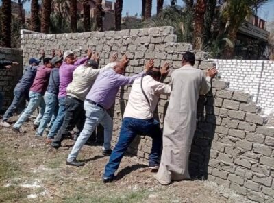 حملة ازالات في نجع حمادي