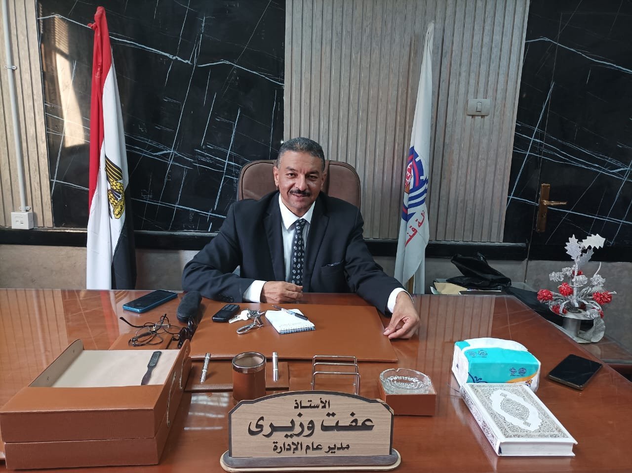 عفت وزيري مدير ادارة نجع حمادي التعليمية