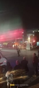 حريق مستشفى الصدر في قنا