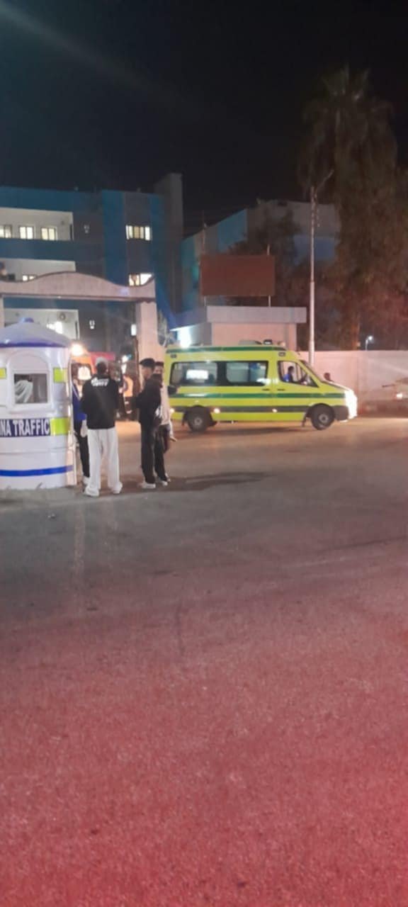 حريق مستشفى الصدر بقنا