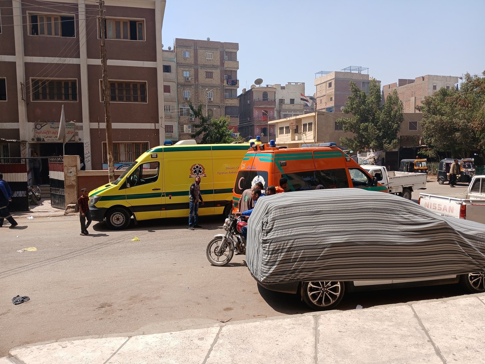 حريق في نجع حمادي