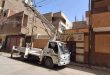 صيانة وإحلال كشافات الإنارة العامة