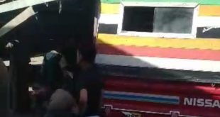 سقف موقف قوص المنهار