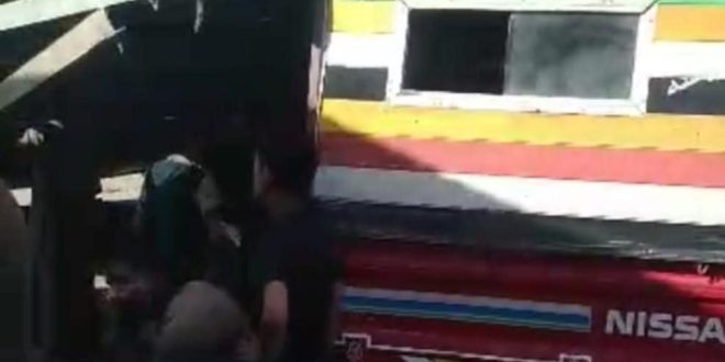 سقف موقف قوص المنهار