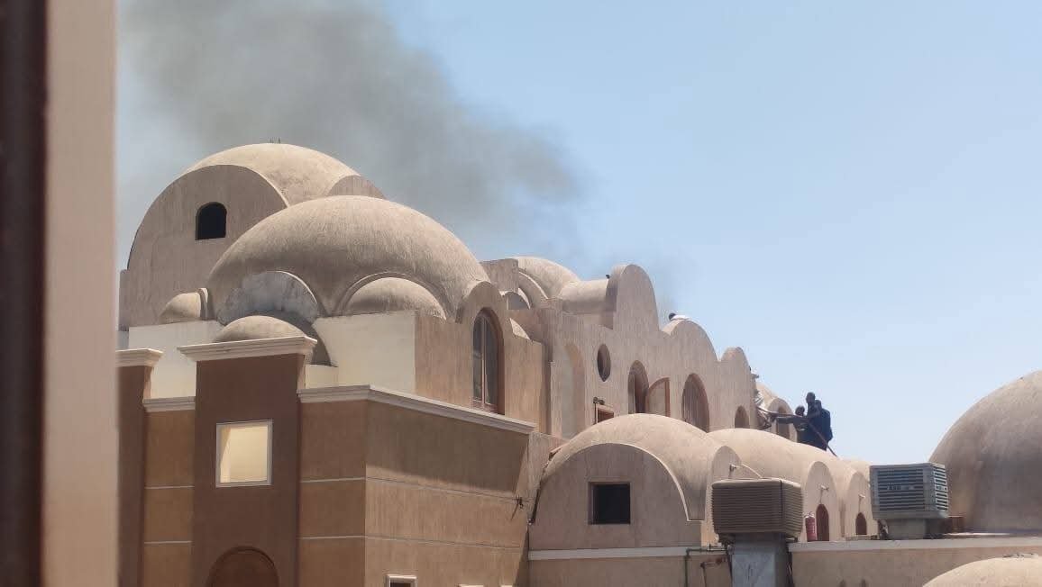 حريق كنيسة العذراء