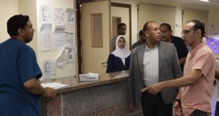 رئيس المدينة يتفقد مستشفى نجع حمادي العام