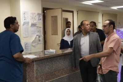 رئيس المدينة يتفقد مستشفى نجع حمادي العام