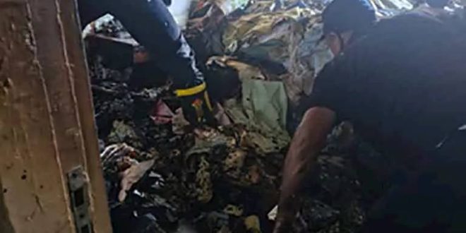 حريق غرفة المستندات في مستشفى قنا العام