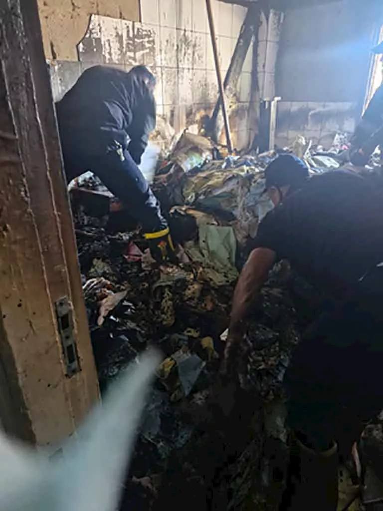 حريق غرفة المستندات في مستشفى قنا العام