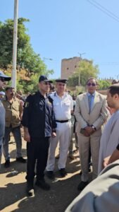 محافظ قنا يتفقد موقع الحادث