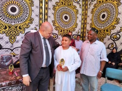 تكريم المشاركين في الأسبوع الرياضي والفني بمدرسة أبو حزام الإعدادية