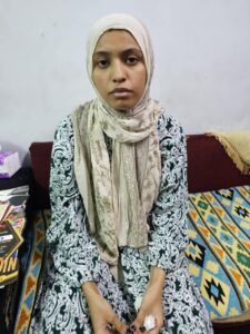 الطالبة نورهان حمدي حسنين مبارك