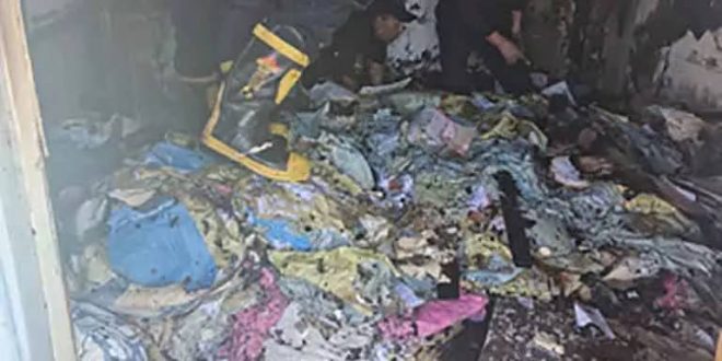 حريق غرفة المستندات في مستشفى قنا العام
