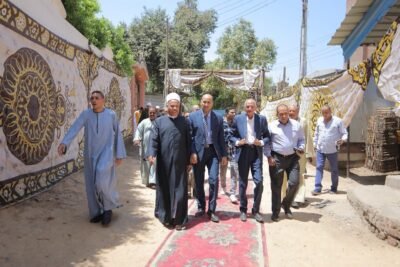 افتتاح مسجد الشيخ شعيب بقرية هو