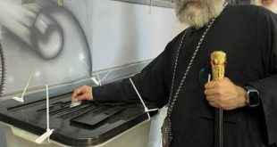 الأنبا بضابا يُدلي بصوته في انتخابات مجلس الشيوخ