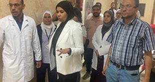 جولة مفاجئة لفريق "الصحة" بمستشفى نجع حمادي العام