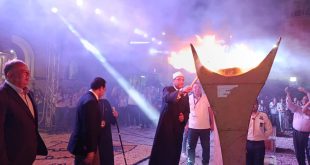 إشعال شعلة ختام مهرجان صيف دير الأنبا بضابا