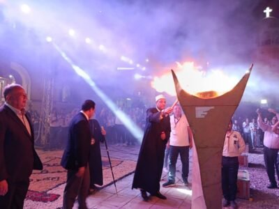 إشعال شعلة ختام مهرجان صيف دير الأنبا بضابا