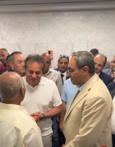 وزير الصحة داخل مستشفى أورام قنا