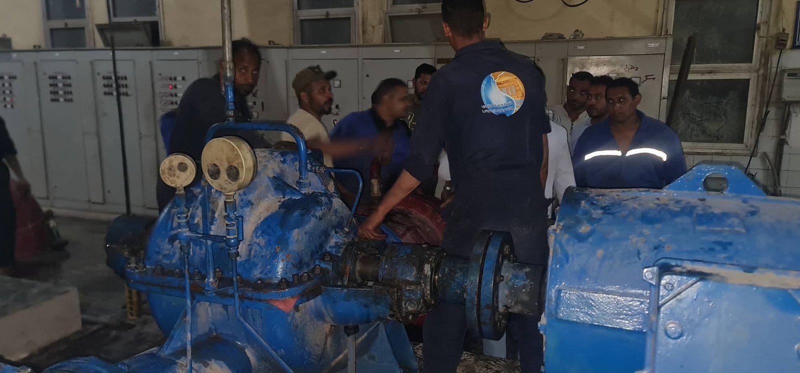 تشغيل محطة مياه نجع حمادي