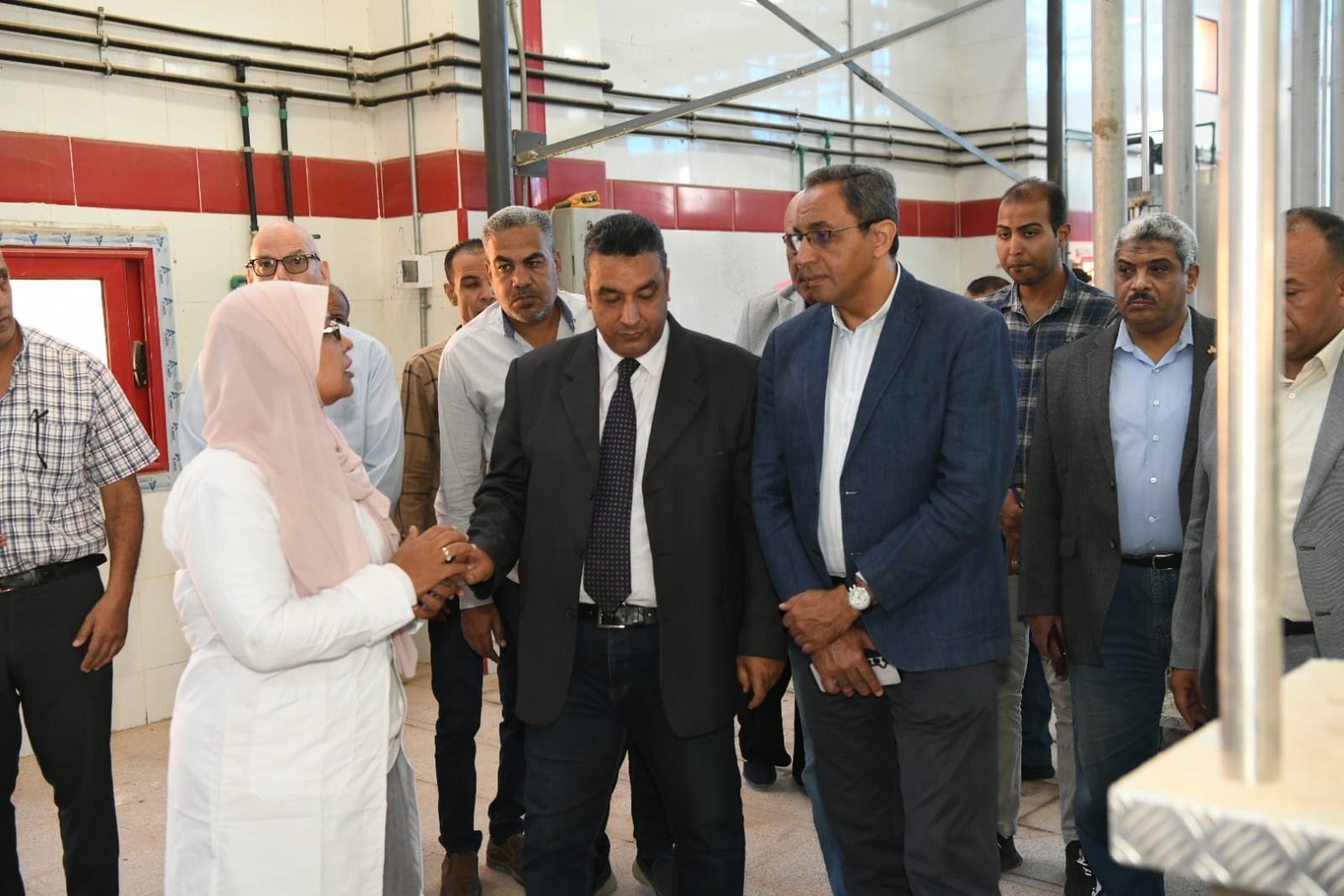 محافظ قنا يتفقد مشروع المجزر الآلي