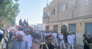 جنازة النقيب محمد محمود سعد