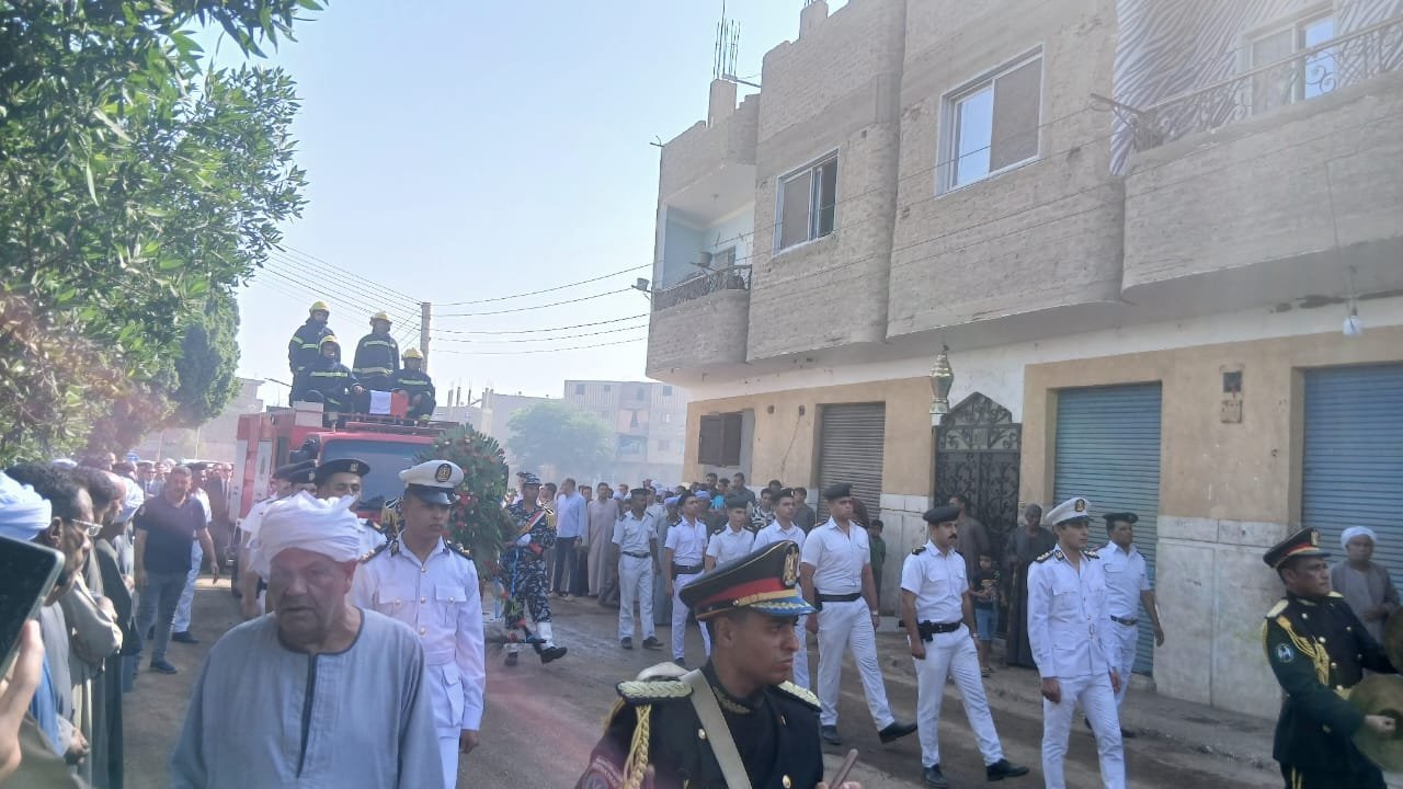 جنازة النقيب محمد محمود سعد