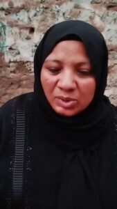 زوجة الشاب عبدالكريم حراجي