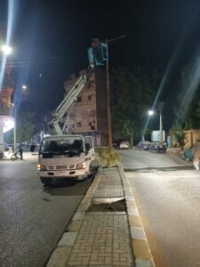 خطة رفع كفاءة منظومة الإنارة العامة بالشوارع